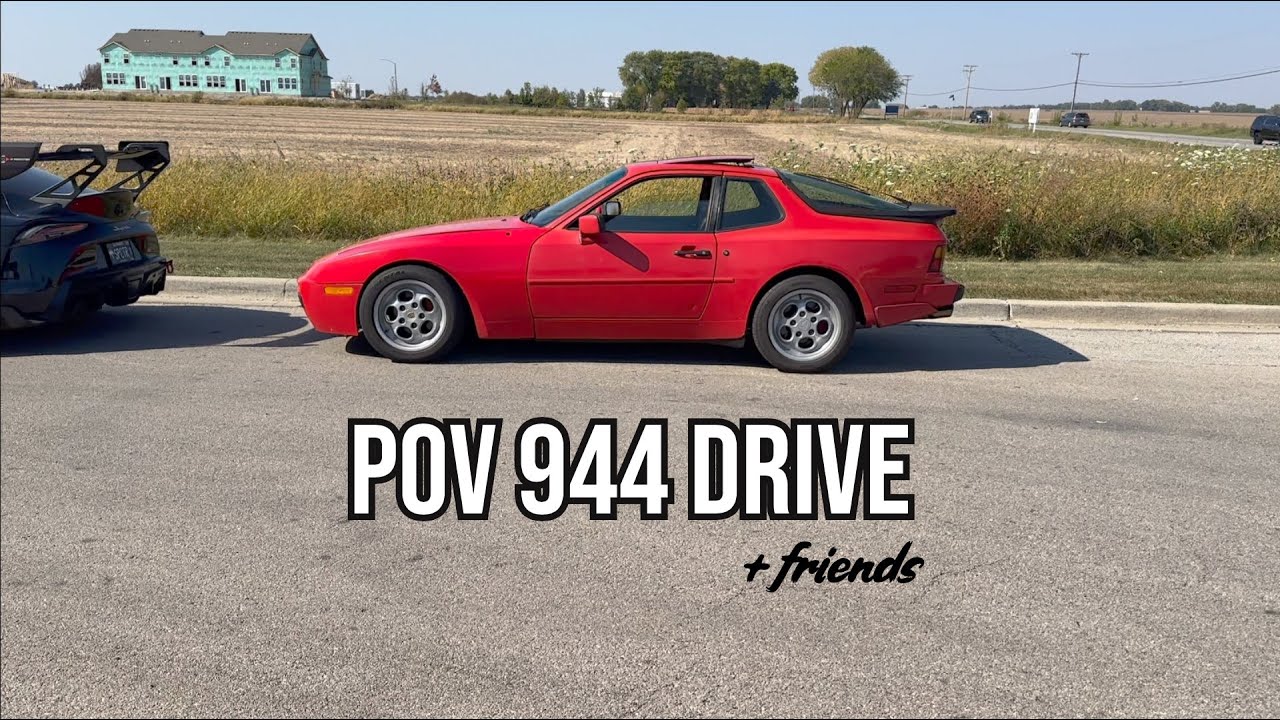 Porsche 944 Turbo POV Drive with Friends