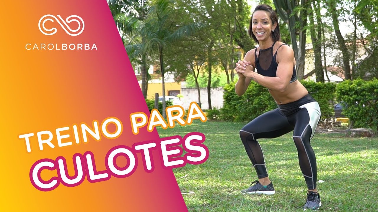Treino para diminuir o quadril - Carol Borba