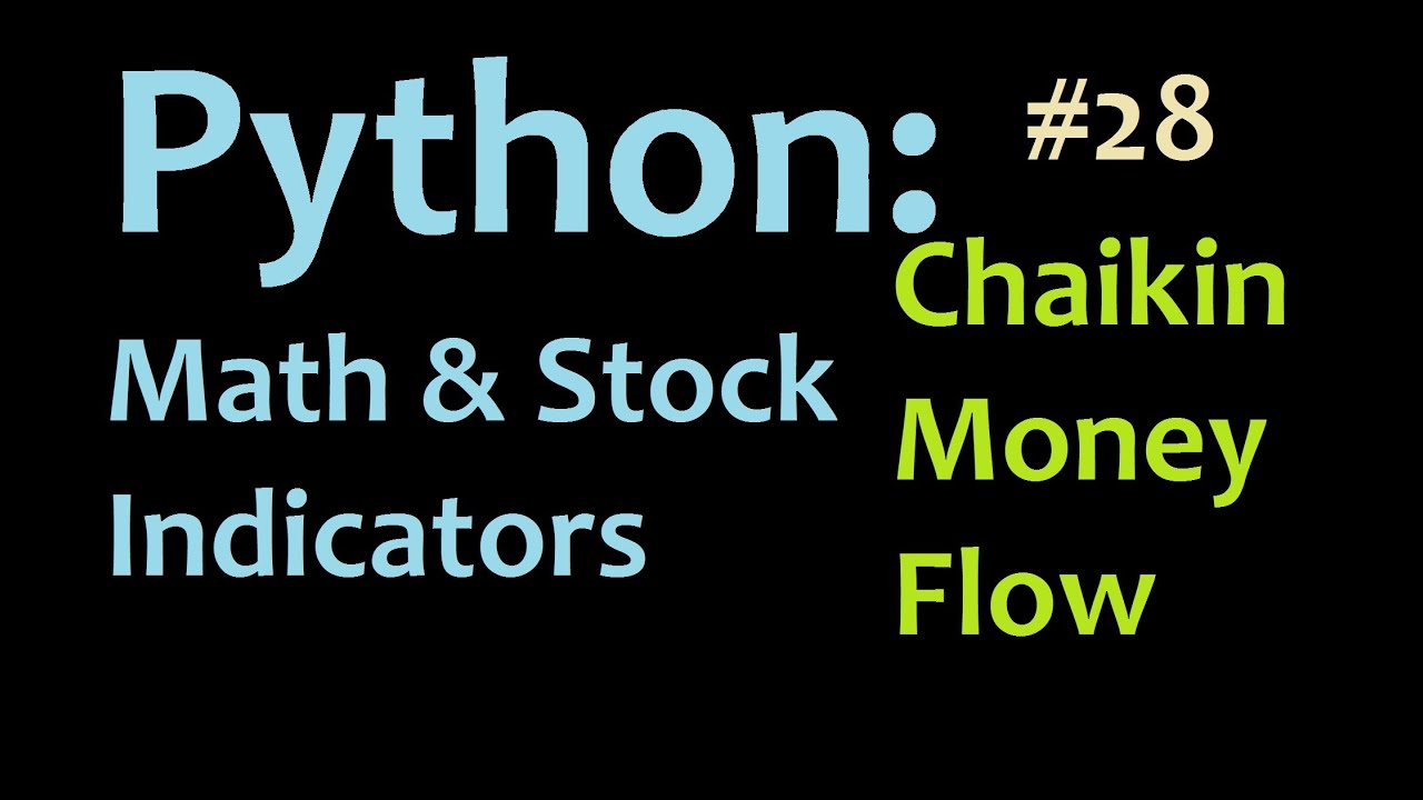 Python: Chaikin Money Flow Trading Indicator 1