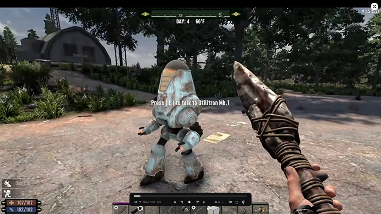 Molotov Kiss: 7 Days To Die Bdub's Wasteland: Apocalypse Wow! EP 2: Robot, Sarsaparilla, Screamer?