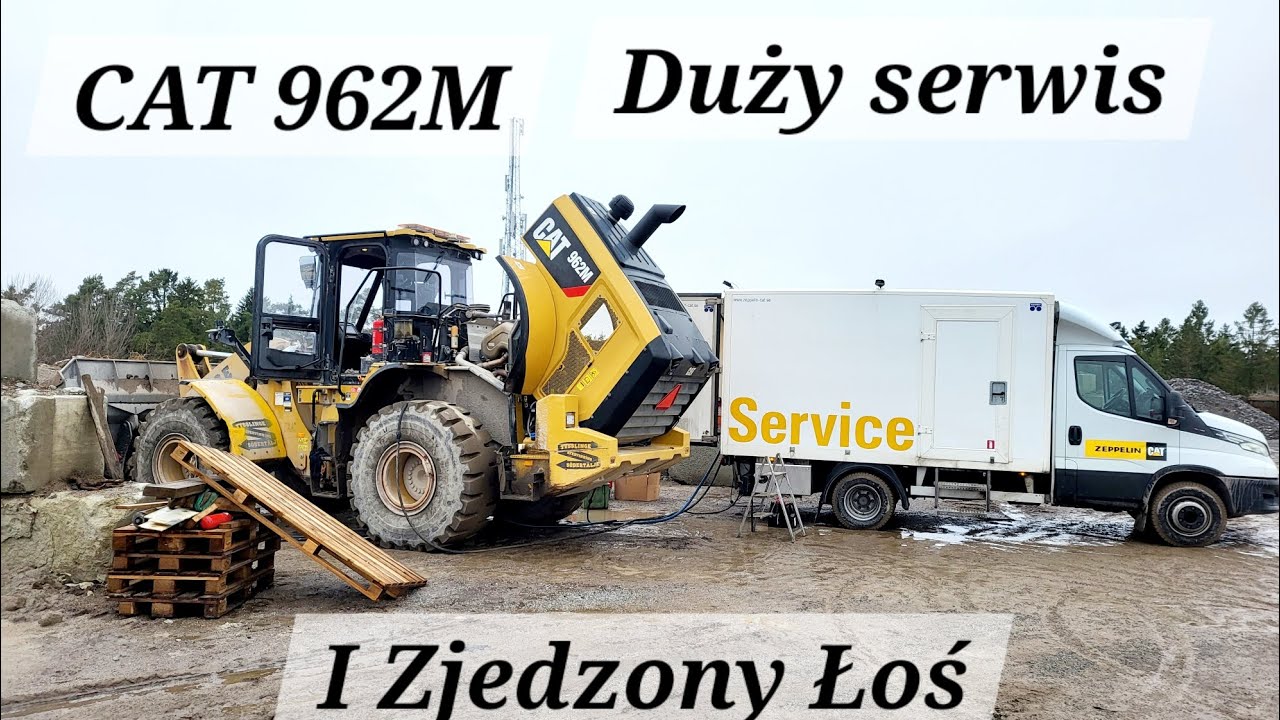 CAT 962M Duży serwis ,olej hudrauliczny,skrzynia,I mosty.