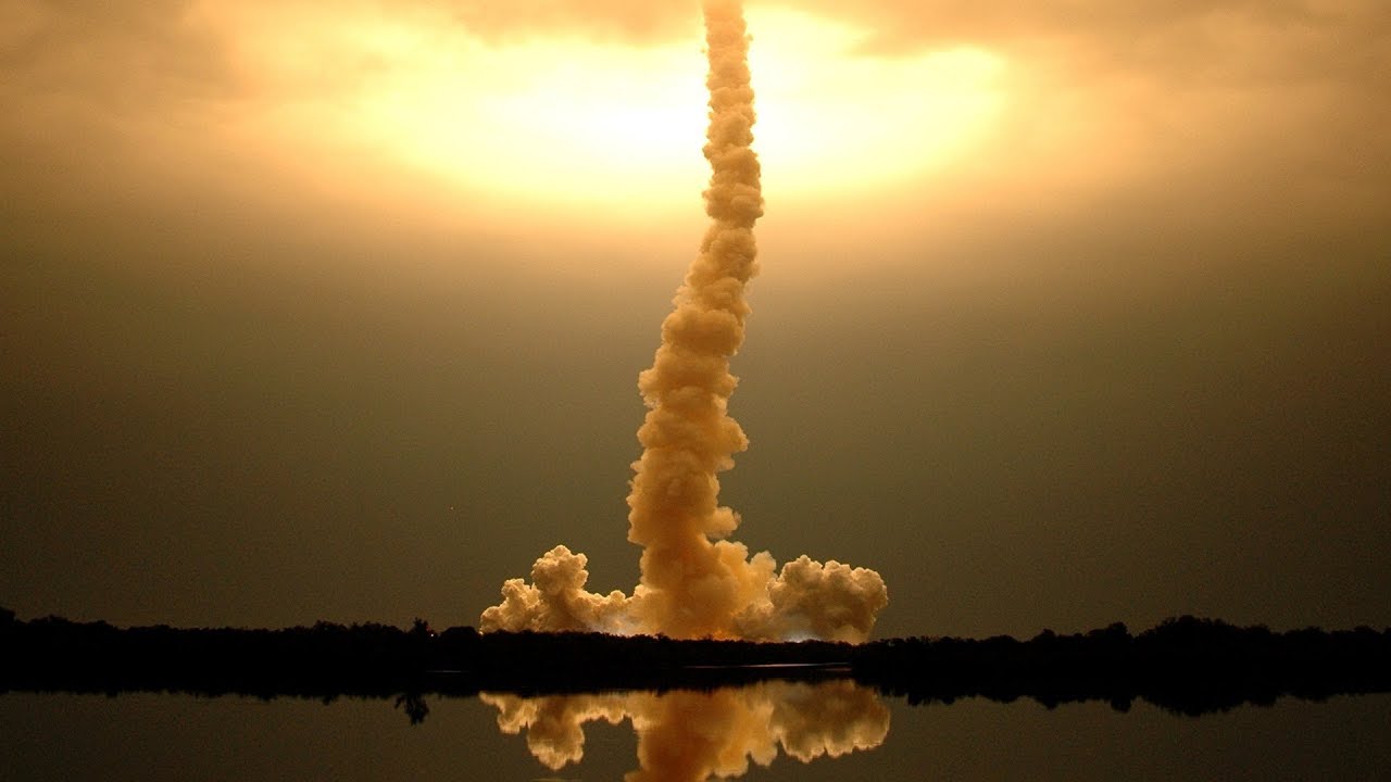 SS-18 Satan nuclear missile launch.