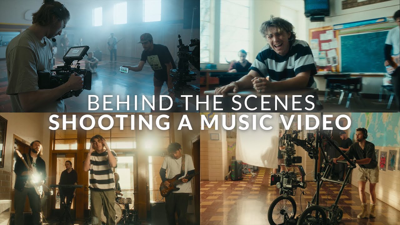 SHOOTING A MUSIC VIDEO - Behind The Scenes