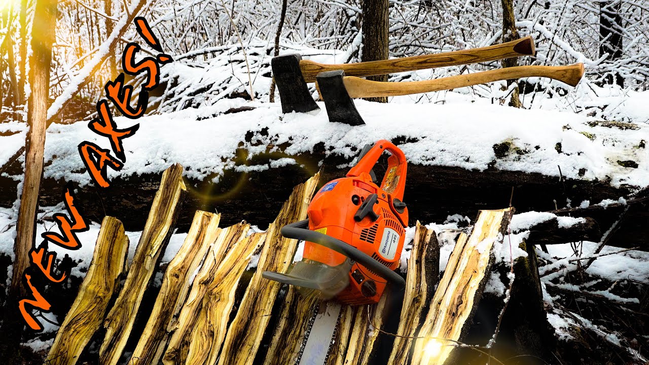 Two Special Pulpwood Axes: Yanks vs Brits!