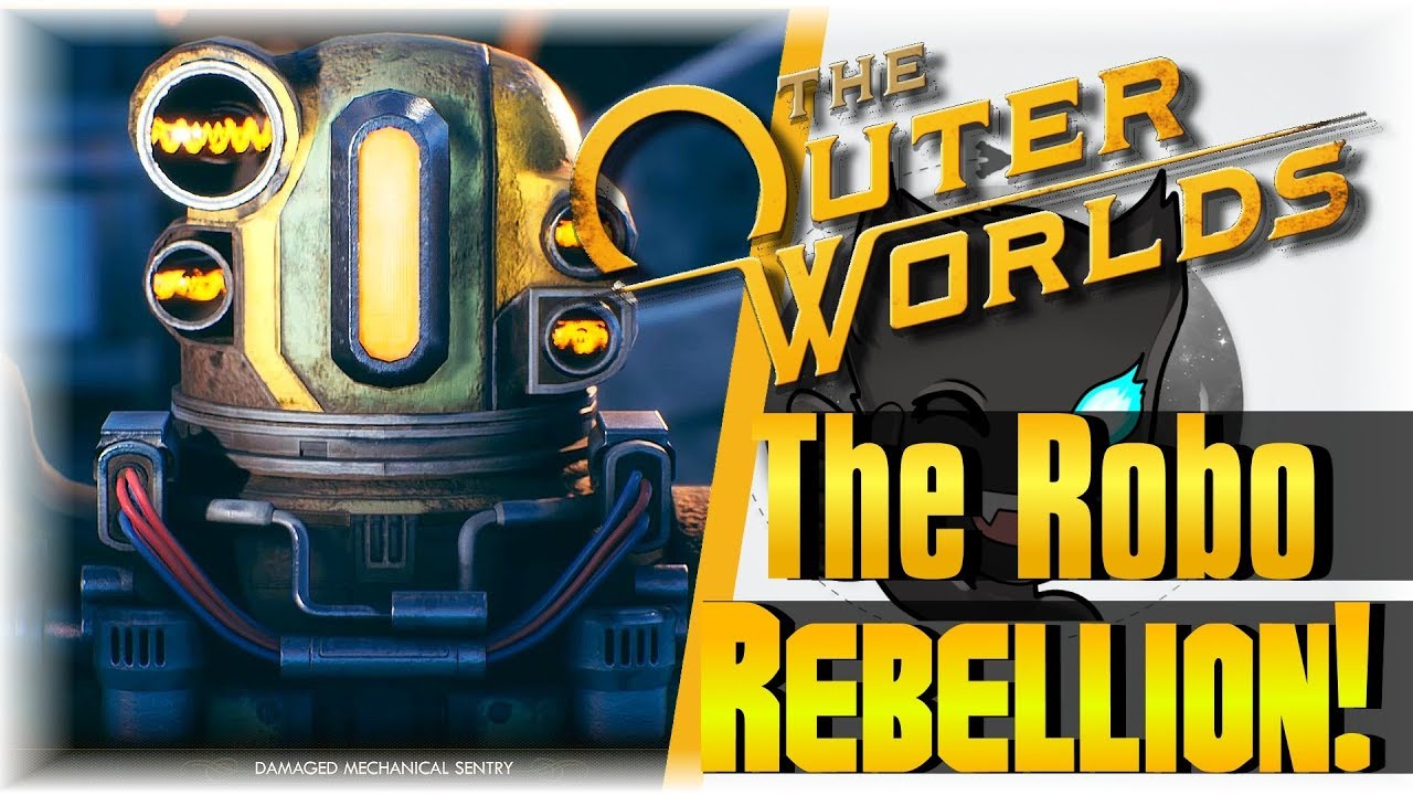 The Robo Rebellion!!! | The Outer Worlds Walkthrough #5 | [Unique Weapon] (Shock-Stick)