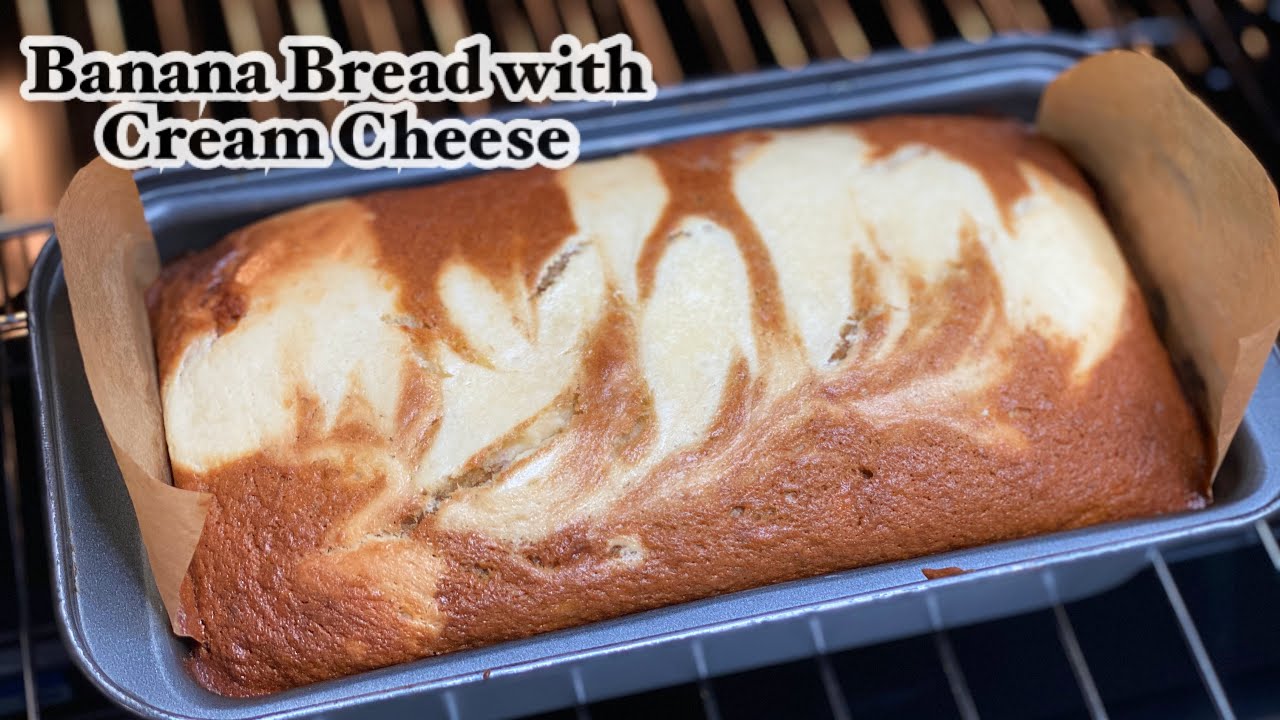 Perfectly Moist Banana Bread with Cream Cheese | Banana Bread with a Twist  || TERRI-ANN’S KITCHEN