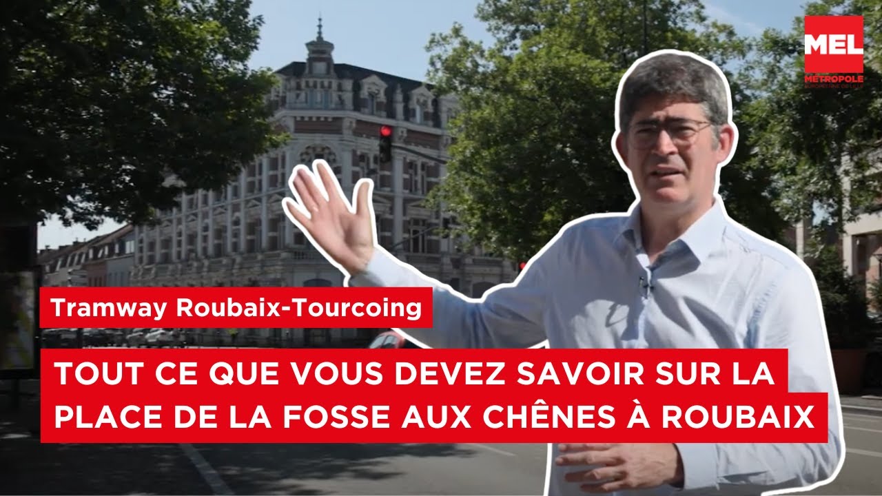 Future ligne de tramway Roubaix-Tourcoing : secteur de la fosse aux Chênes à Roubaix