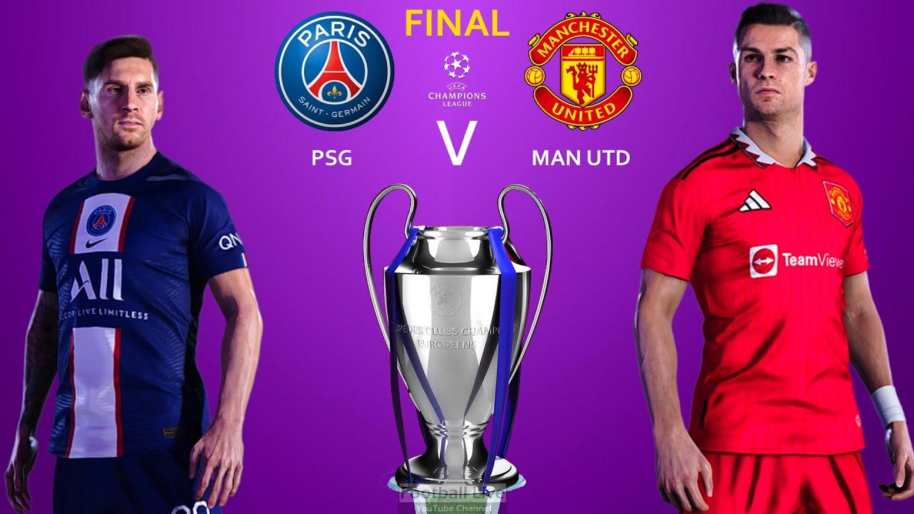 PSG Vs Manchester United | Final Champions League 2022/23 | Zidane to Man Utd | Penalty Shootout PES