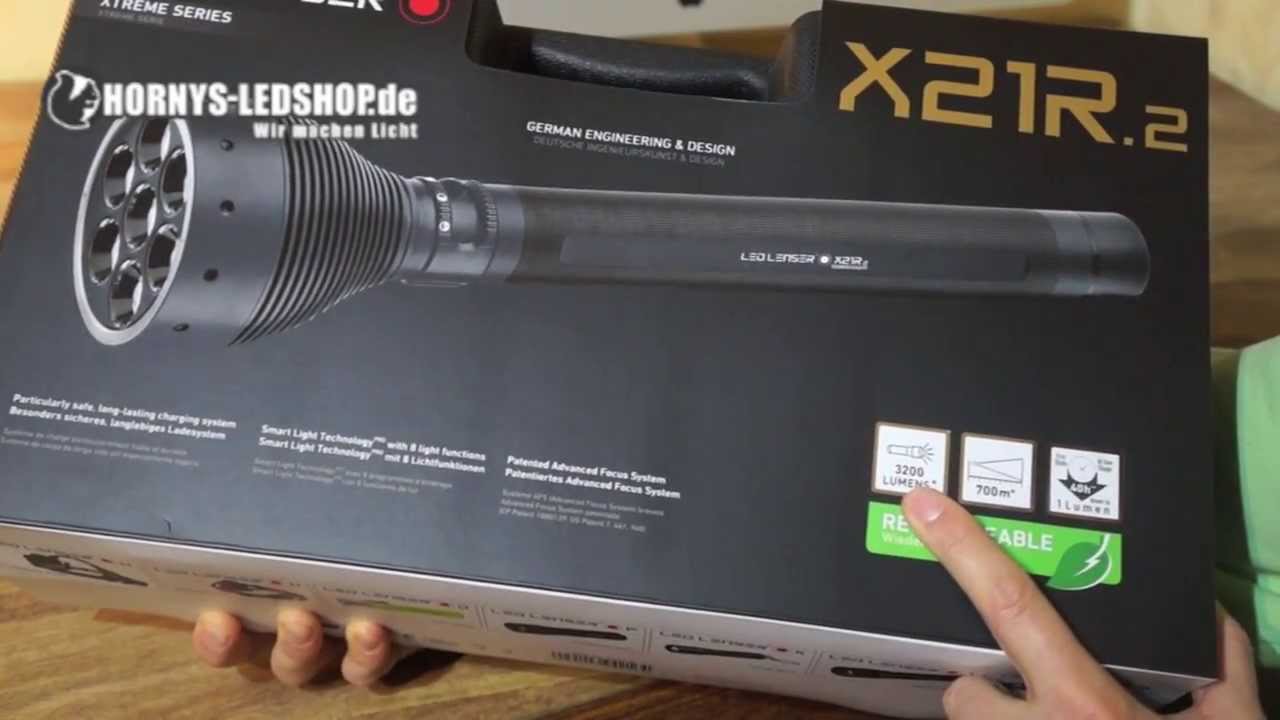 LED LENSER X21R.2 Review - Deutsch