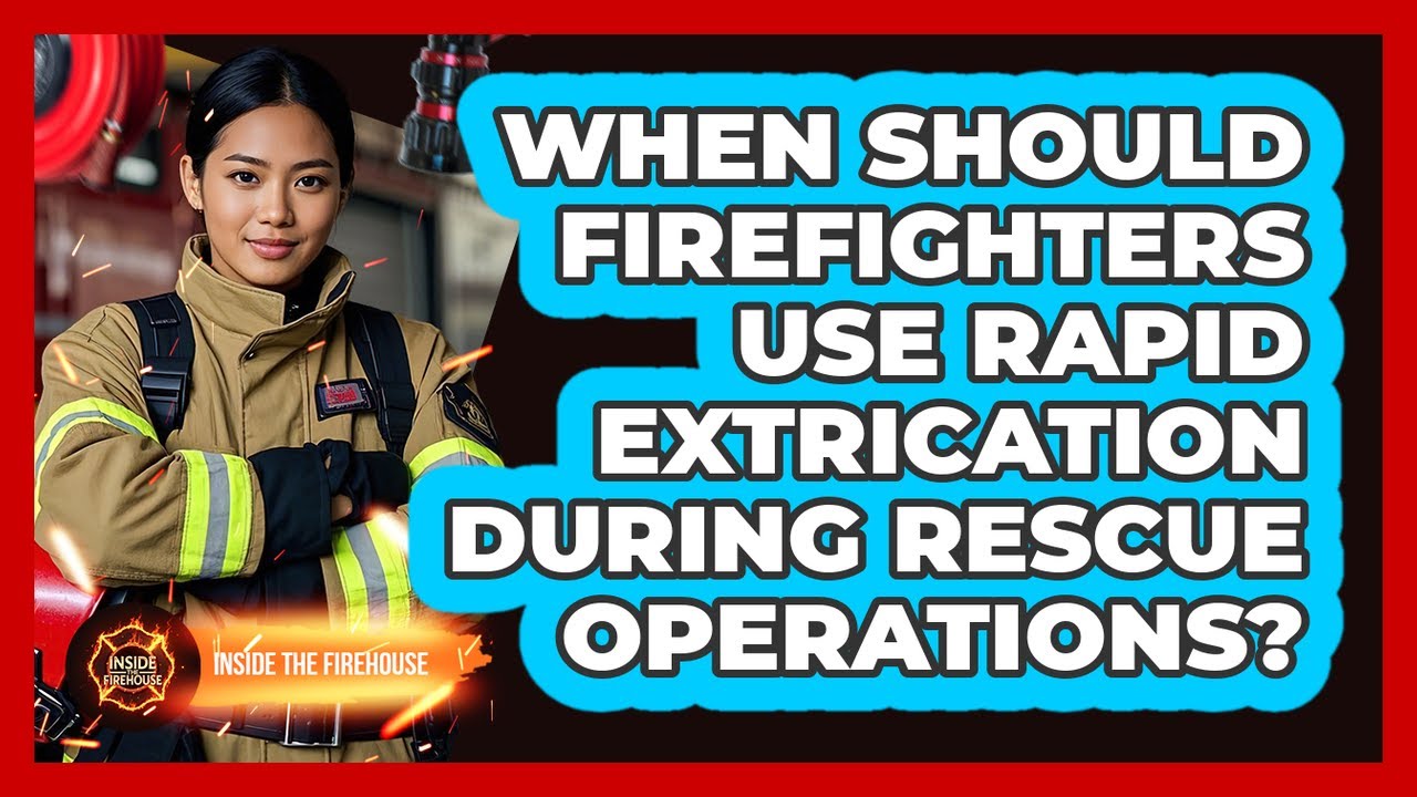 When Should Firefighters Use Rapid Extrication During Rescue Operations? - Inside the Firehouse