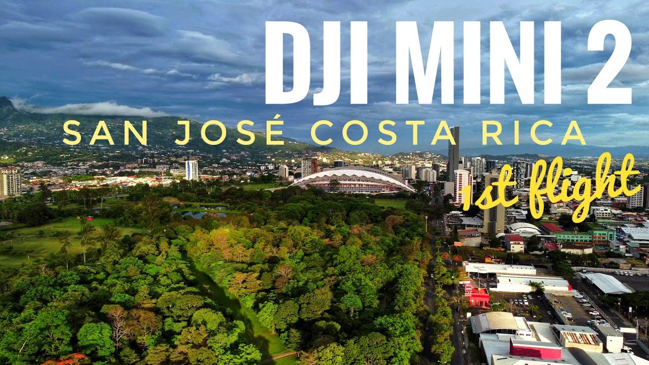 DJI MINI 2 | ULTRA COMPACT PORTABLE 4K DRONE | 1ST TEST FLIGHT SAN JOSE COSTA RICA 2021