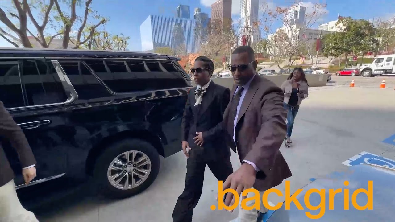 A$AP Rocky Arrives Late at Court and Chooses Not To Testify at His Felony Trial in Los Angeles