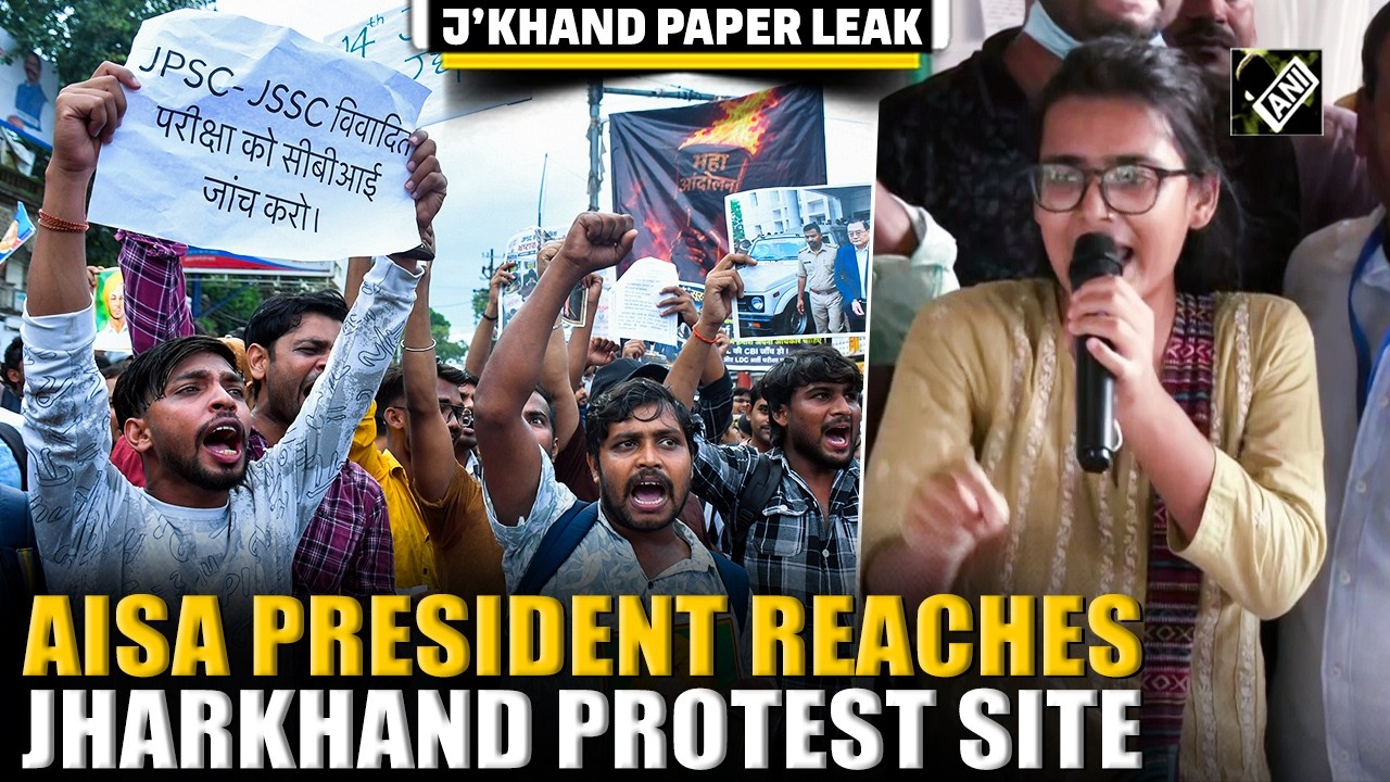 AISA President Neha Bora visits Ranchi protest site amid threats and student demonstrations