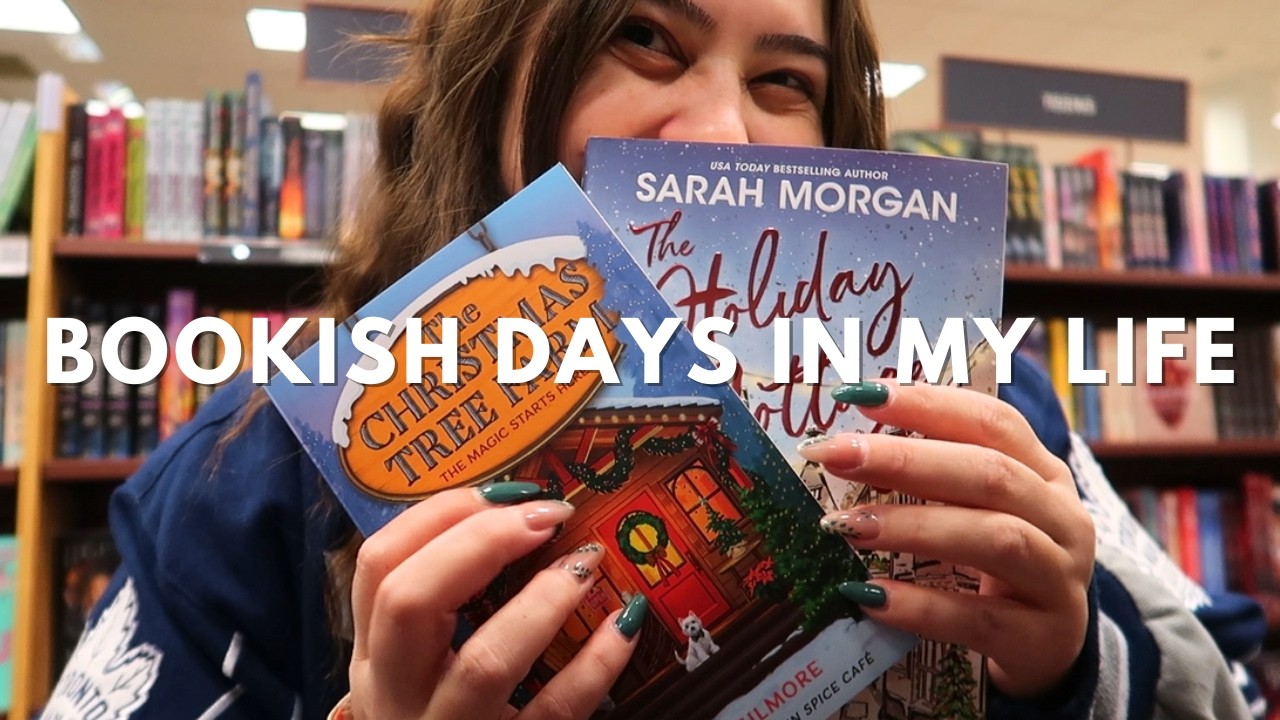 decorate for the holidays & doing bookish stuff