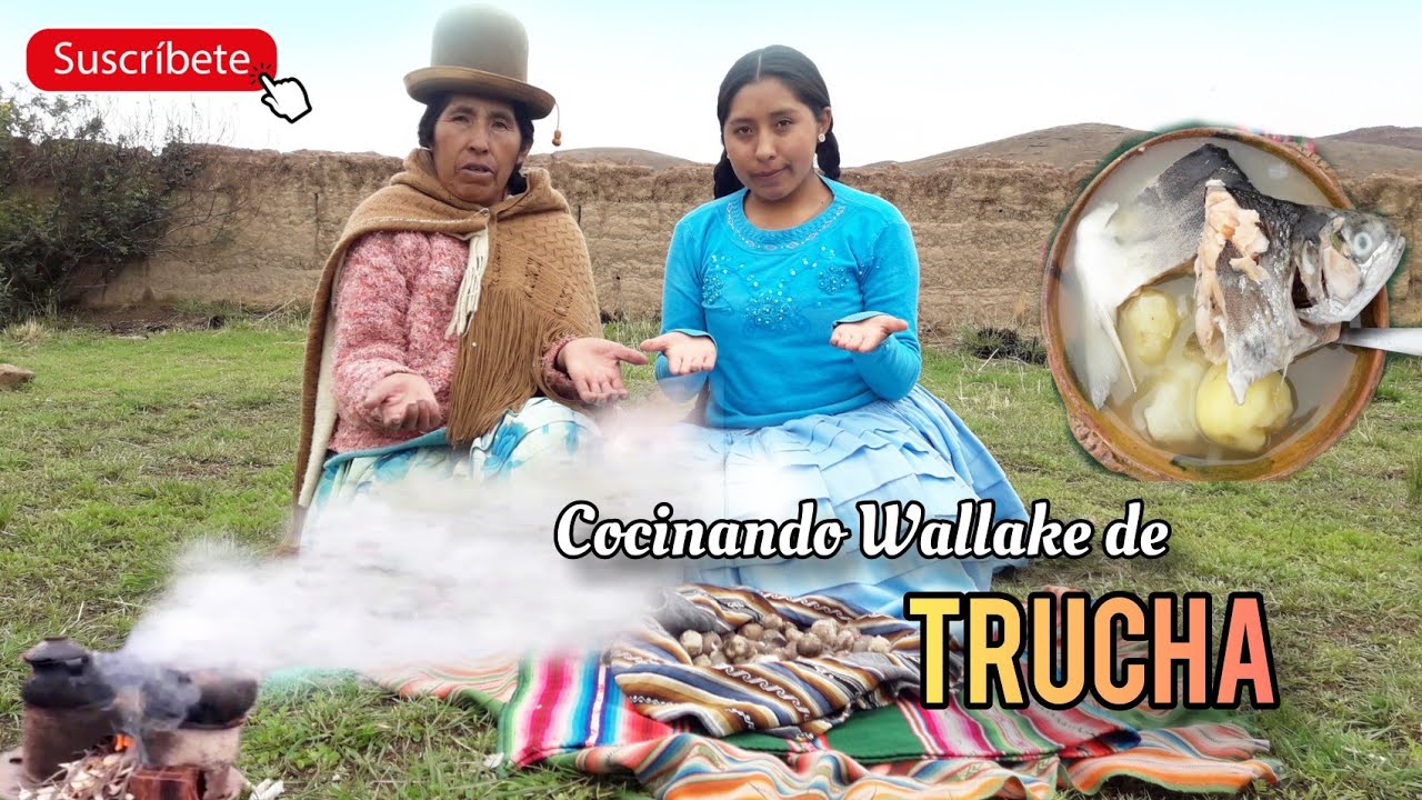 COMO COCINAR WALLAKE DE TRUCHA-CALDO DE PESCADO A LEÑA😋