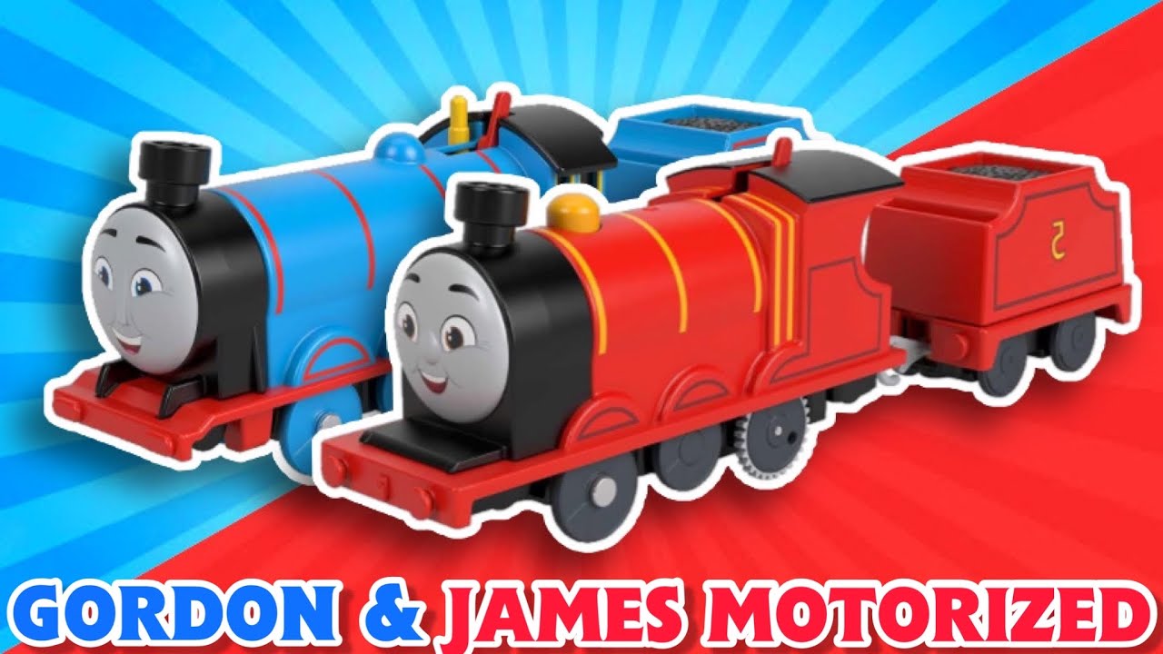 GORDON AND JAMES TRACKMASTER MOTORIZED UNBOXING || Thomas All Engines Go! || PeterSam24