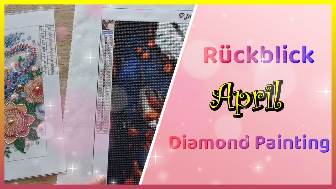 💎Finished #Diamondpainting canvas on April 2024 & #WIP on May