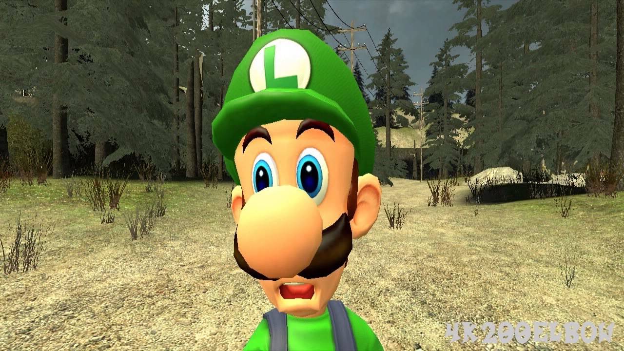 Luigi meets a strange mammal (Luigipalooza collab entry)