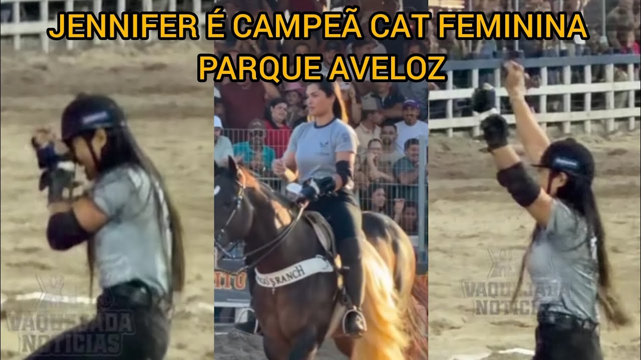 JENNIFER &Eacute; CAMPE&Atilde; CATEGORIA FEMININA PARQUE AVELOZ