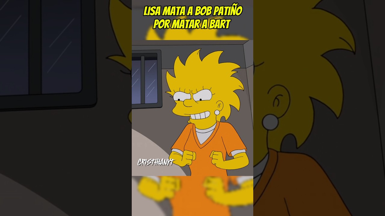 lisa mata a Bob Pati&ntilde;o por venganza, por haber.matado a bart #lossimpson