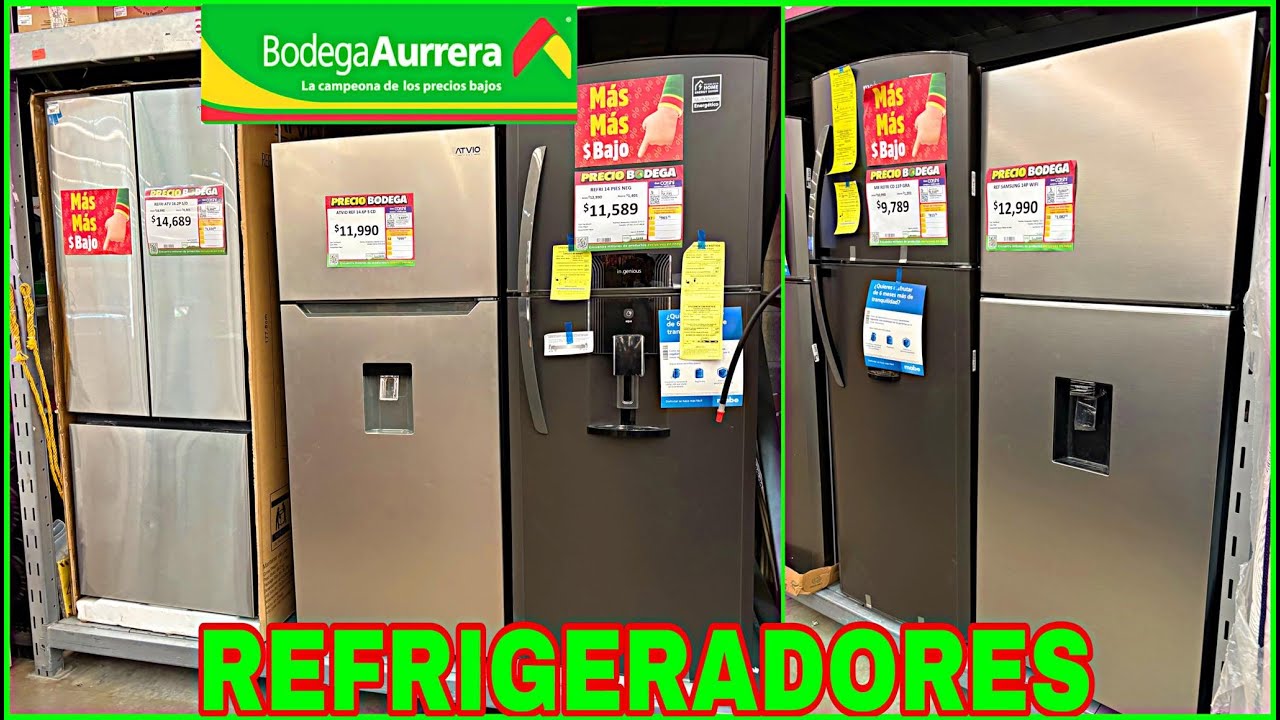 REFRIGERADORES EN BODEGA AURRER&Aacute; 🤑💚 RECORRIDO 👍