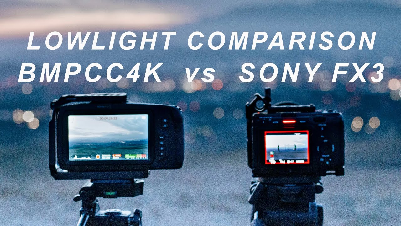 BMPCC4K vs. SONY FX3 Lowlight Comparison / ISO Test
