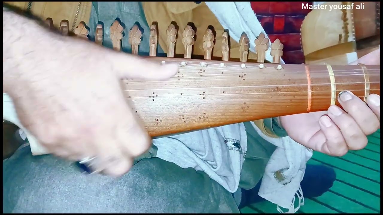 Rabab tuning and kalyan taat slow motion