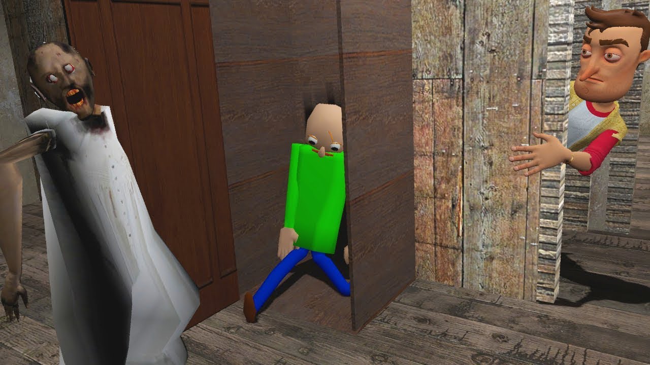 Baldi is NOT Safe in Granny’s House.. | Gmod Gameplay