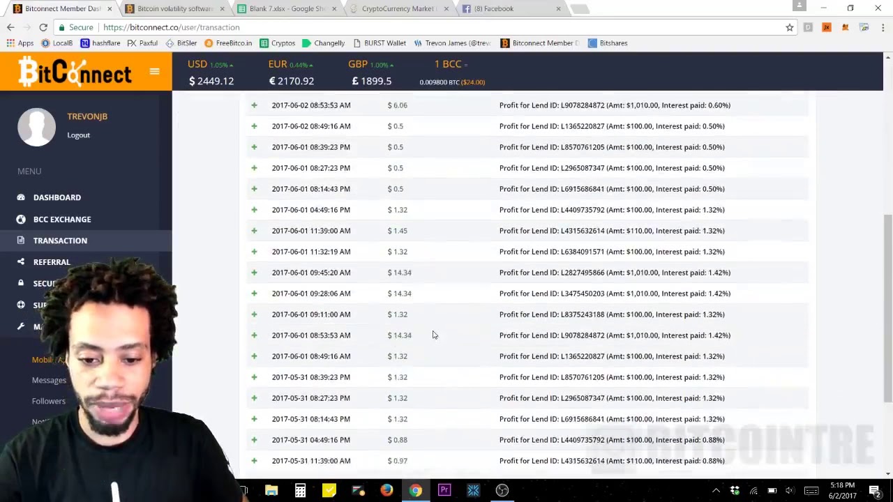 Bitconnect Full Tutorial Video on Lending and Staking!!!