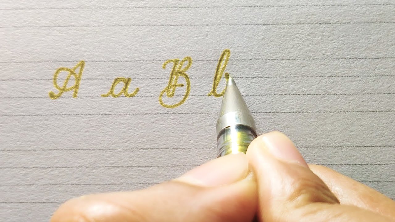 Practice this and master calligraphy and cursive handwriting | Calligraphy letters A-Z