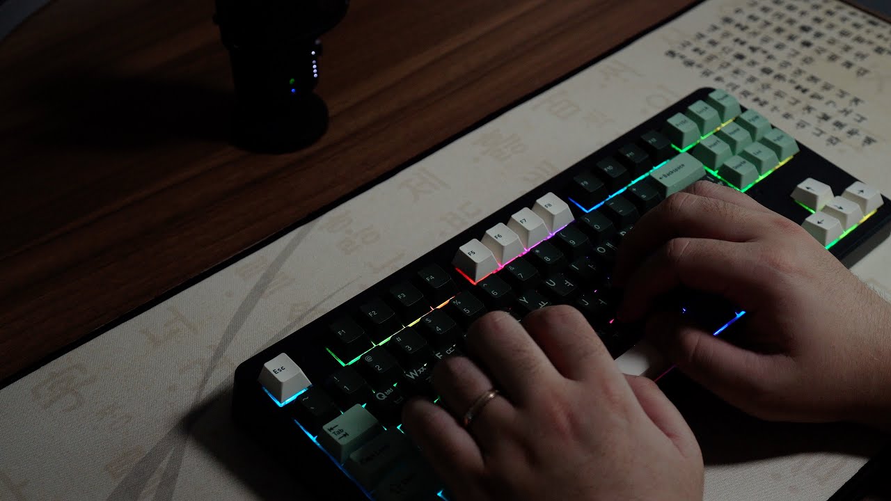 [ASMR] 가성비 FL-ESPORTS x80 + FL CMMK 아이스 바이올렛 스위치 타건음 (Typing Sound)