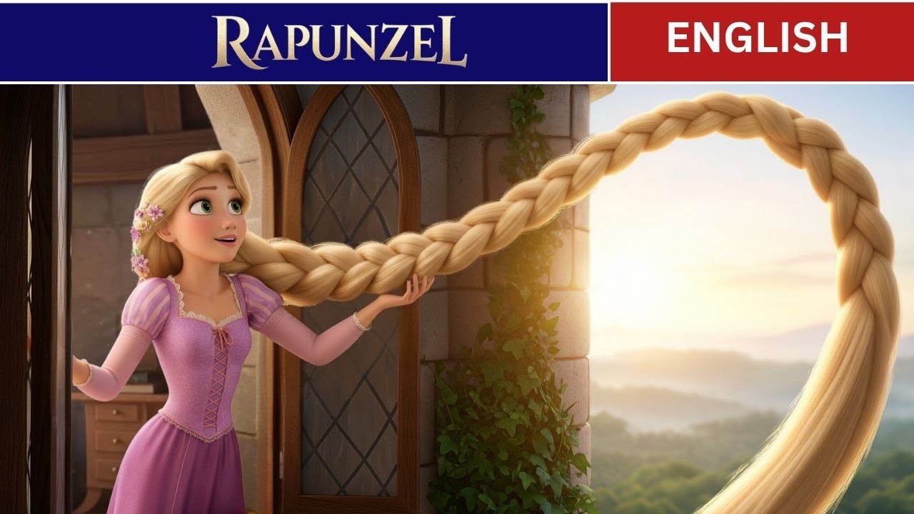 Rapunzel💇🏼‍♀️ The Magical Tower and the Secret Adventure💛 #fairytales #bedtimestories