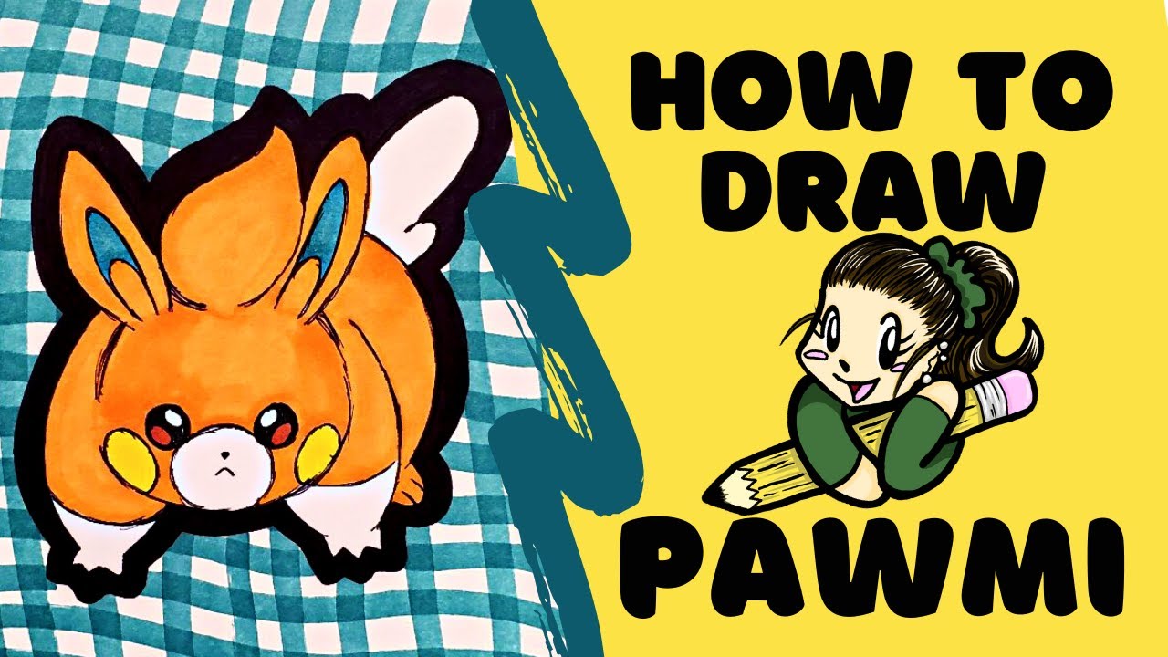 HOW TO DRAW - Pawmi (NEW Pok&eacute;mon Scarlet/Violet)