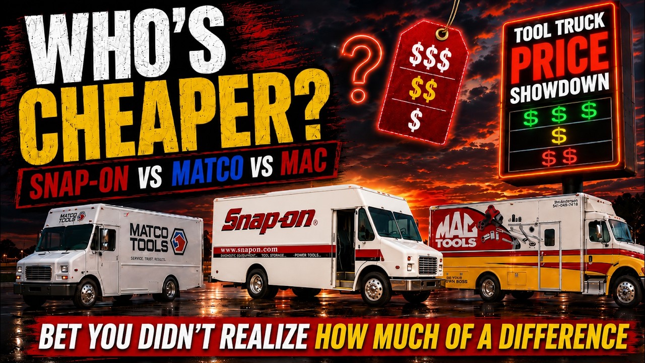 Which Tool Truck Is Cheaper? Snap On VS Matco VS Mac Let's Go Shopping!