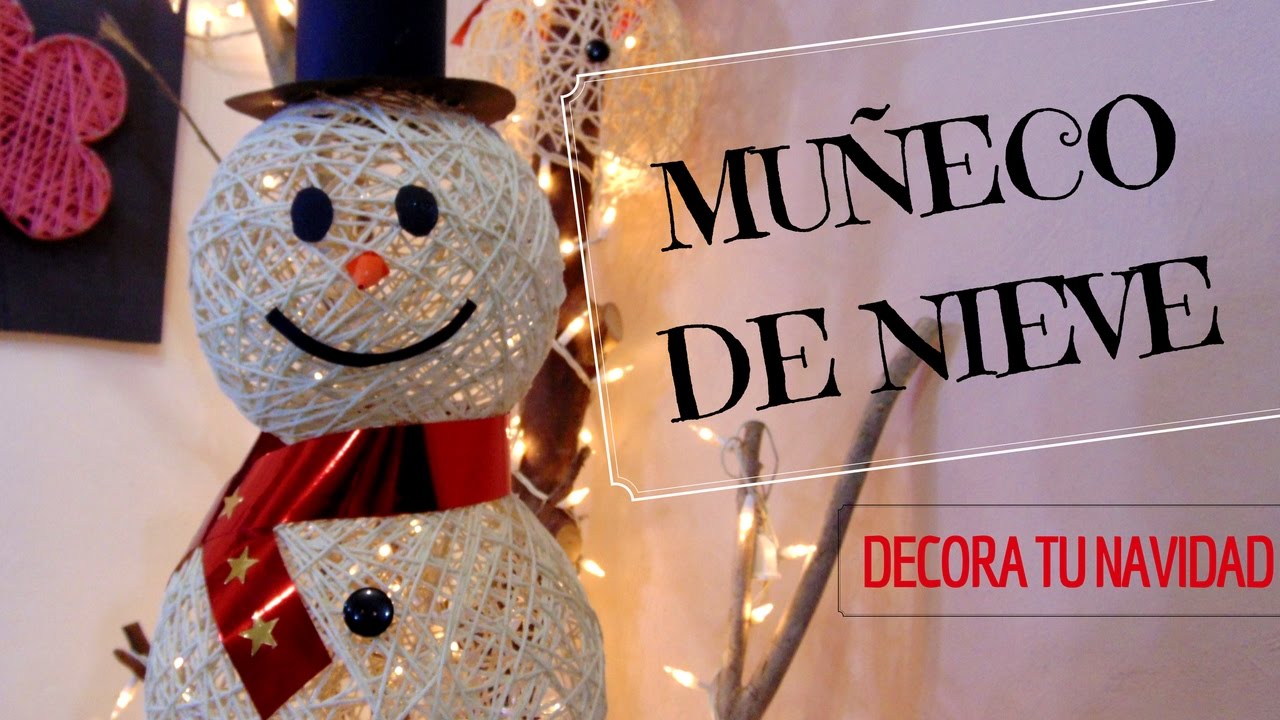 DECORACIÓN NAVIDEÑA - MUÑECO DE NIEVE - EO026