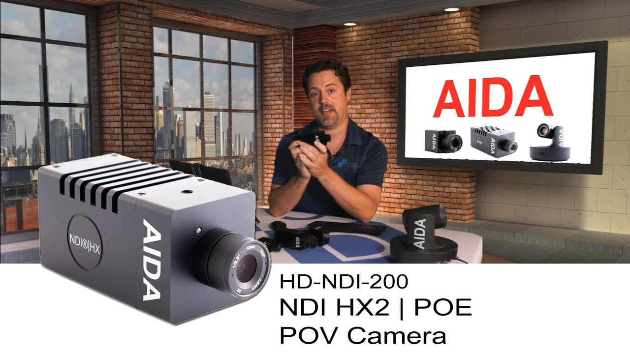 AIDA HD NDI 200 - POE Box Camera