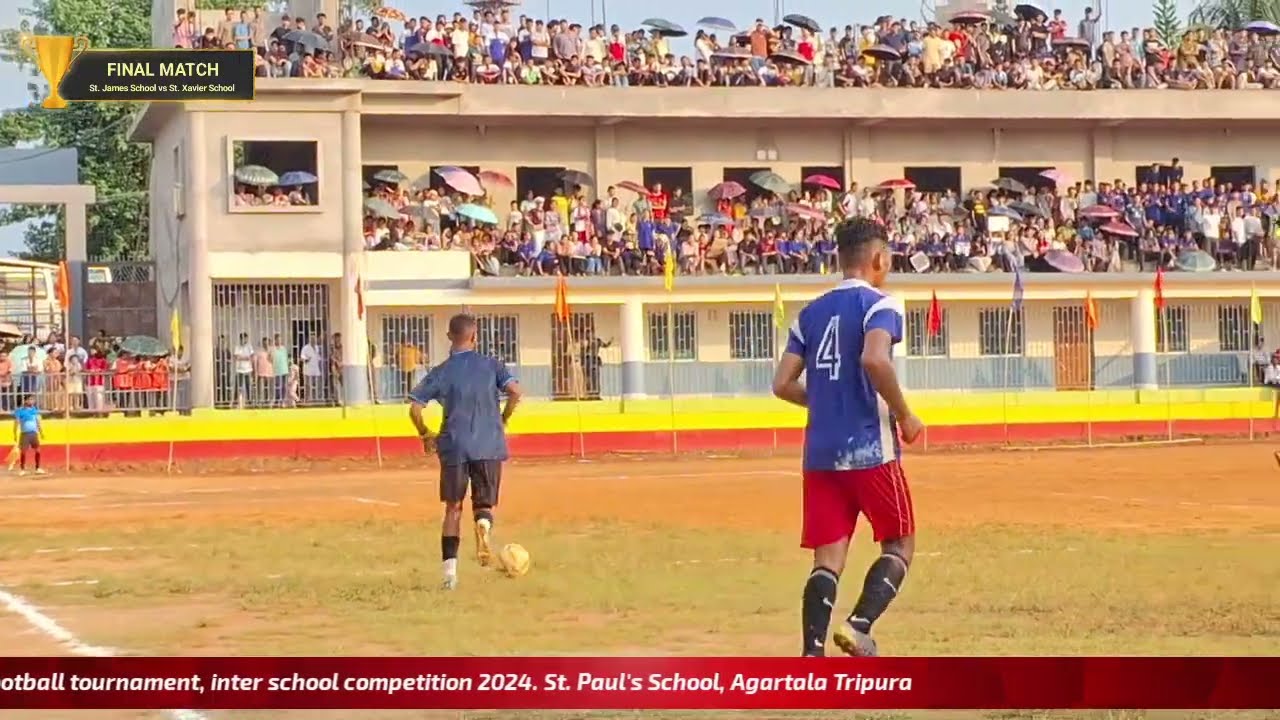 Footfall ⚽️🥅🏟 Final match St. James School vs St. Xavier School, Saint Paul's School