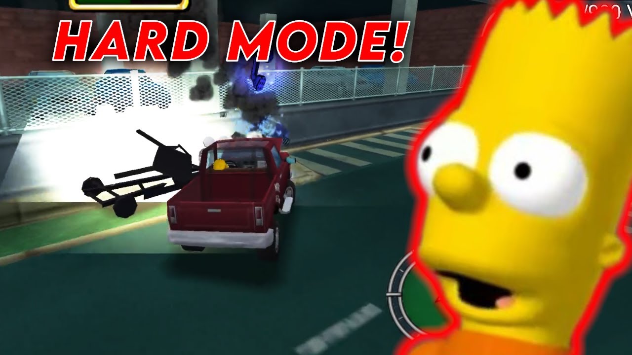 NEW STRATS To Beat Simpsons Hit & Run HARD MODE!