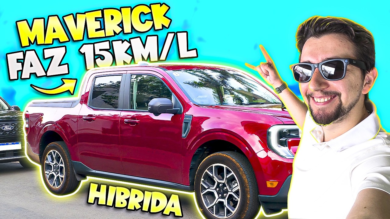 NÃO ACREDITEI no consumo da MAVERICK HÍBRIDA! Bebe menos que um carro 1.0!