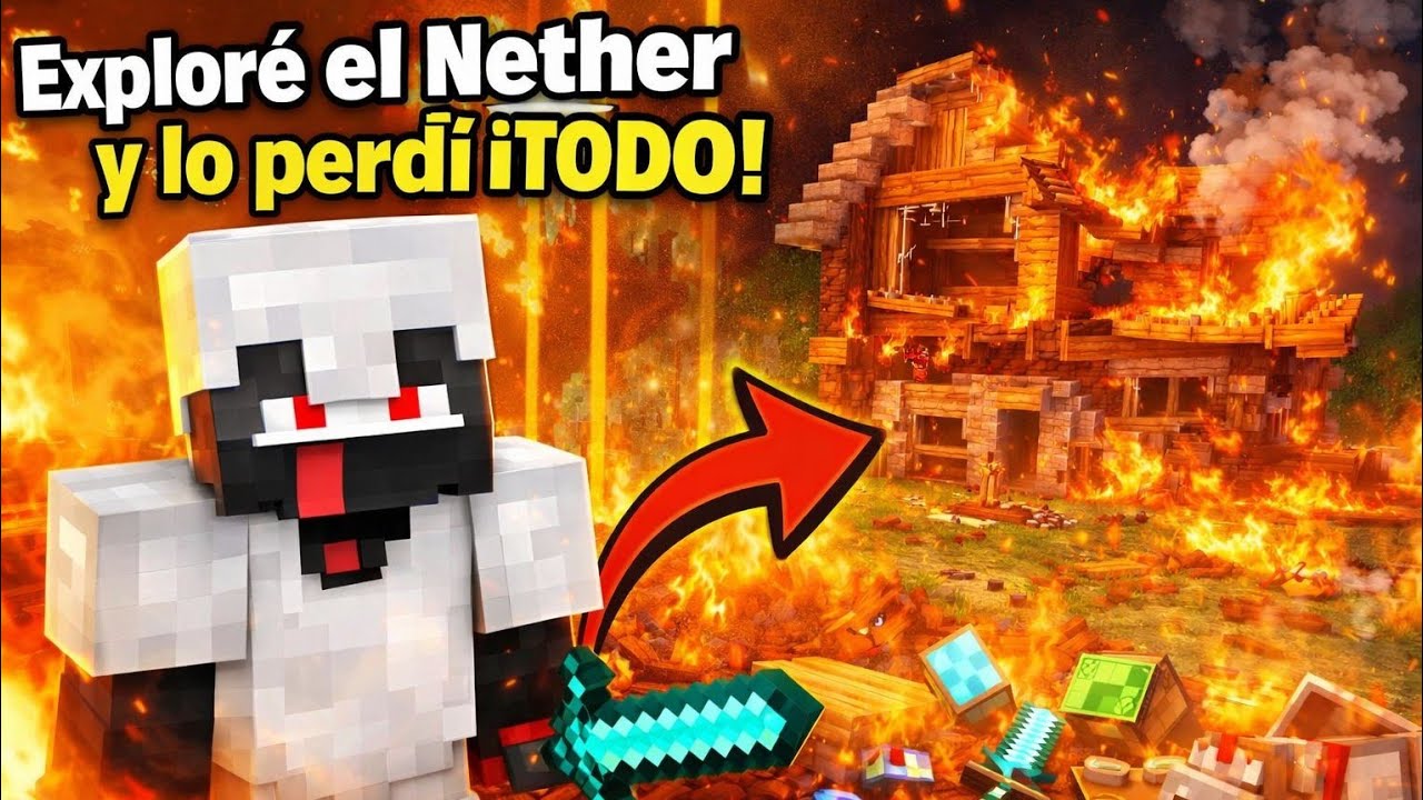 Exploré el NETHER y lo PERDÍ TODO😰#6