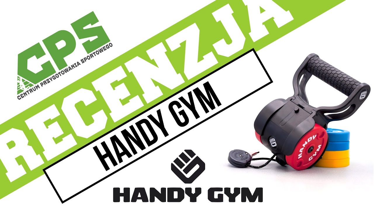 recenzja HANDY GYM - kompaktowa siłownia - trening z kołem zamachowym - napisy ENG