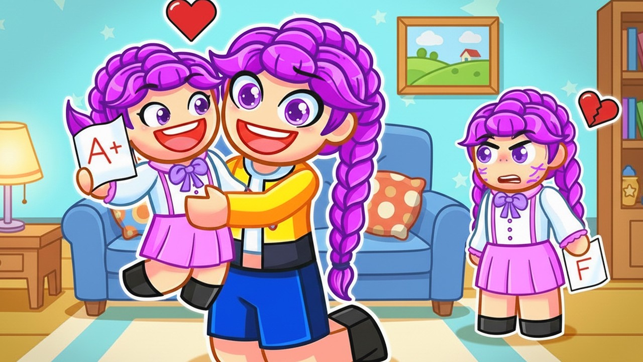 BABY RUMI Has a TWIN SISTER in Roblox! Kpop Demon Hunters