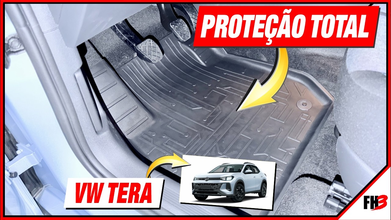 TAPETE COM BORDAS PARA VW TERA | PROTEÇÃO TOTAL DO ASSOALHO