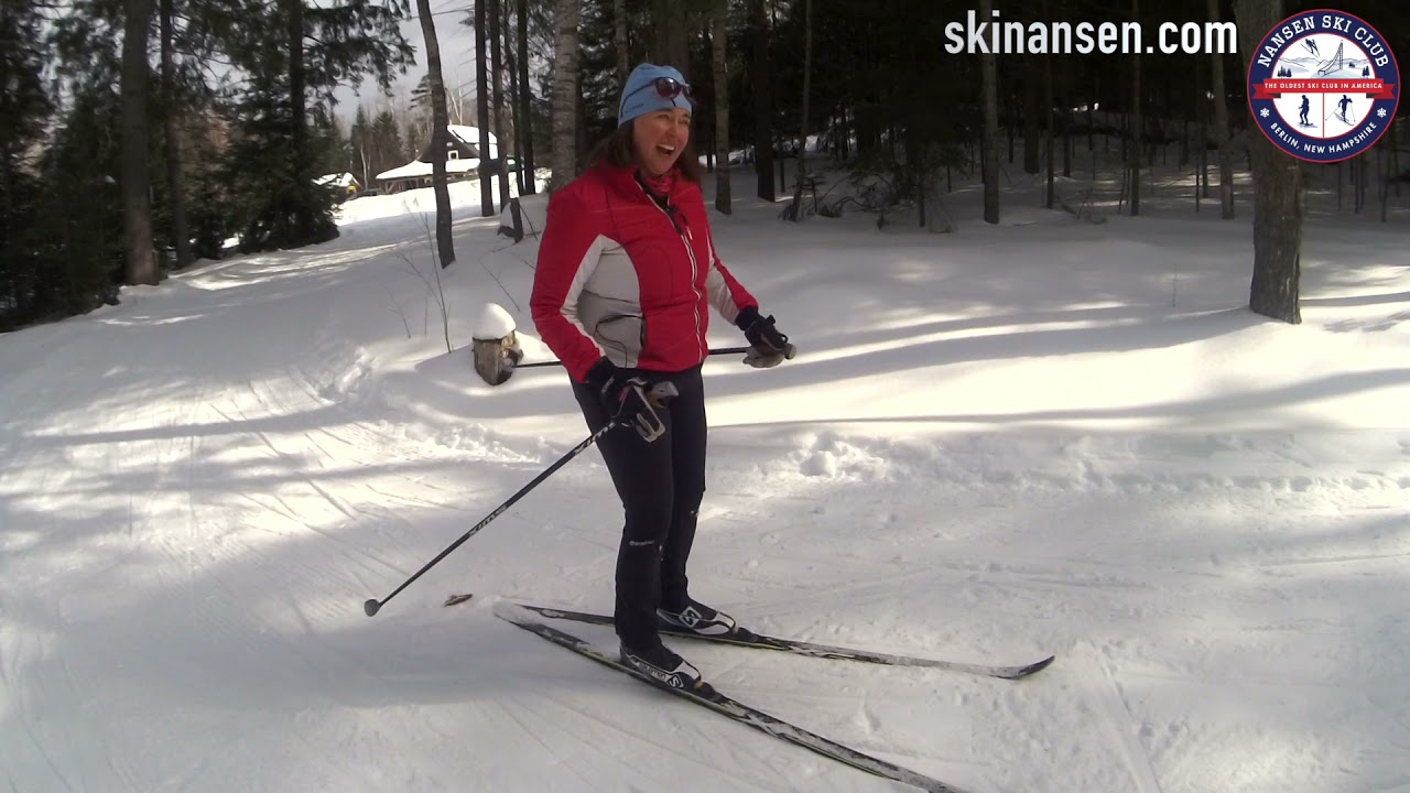 How to Make Step Turns on X-Country Skis (Nansen Ski Club Lessons)