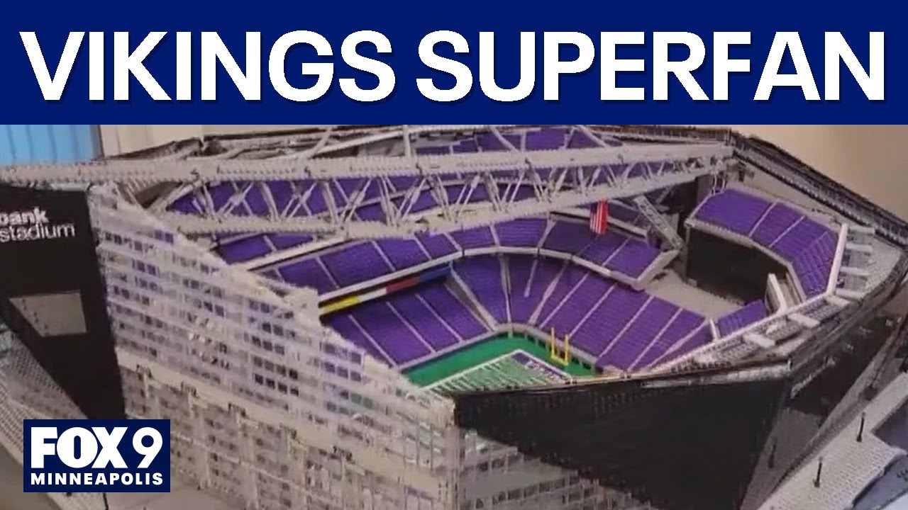 U.S. Bank Stadium built from Legos by superfan