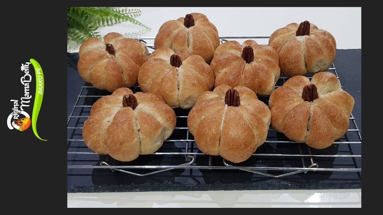 SOFT PUMPKIN SHAPED DINNER ROLLS FOR THANKSGIVING (NO KNEAD)