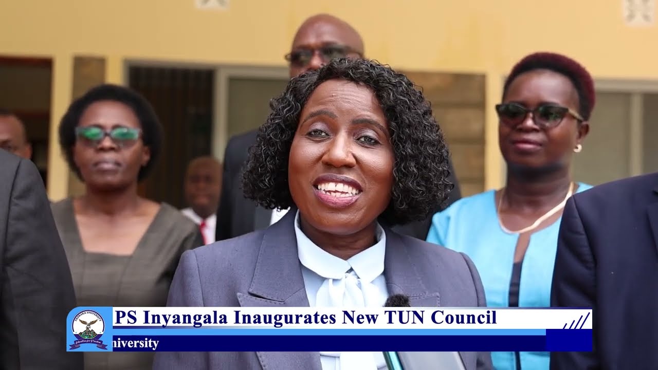 PS Inyangala Inaugurates New TUN Council