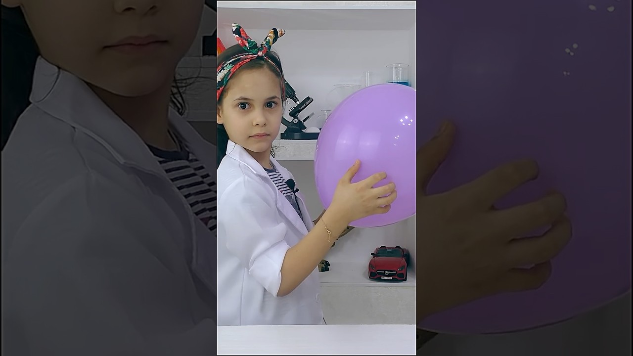 Как лопнуть шар #экспериментыдлядетей #наука_ая #опытыдлядетей #физика #химия #эксперимент