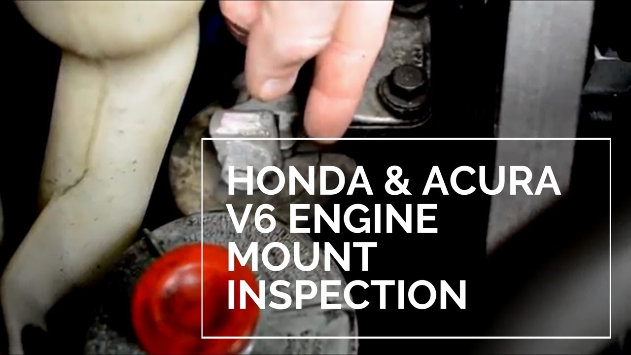 Проверка опор двигателя Honda и Acura V6