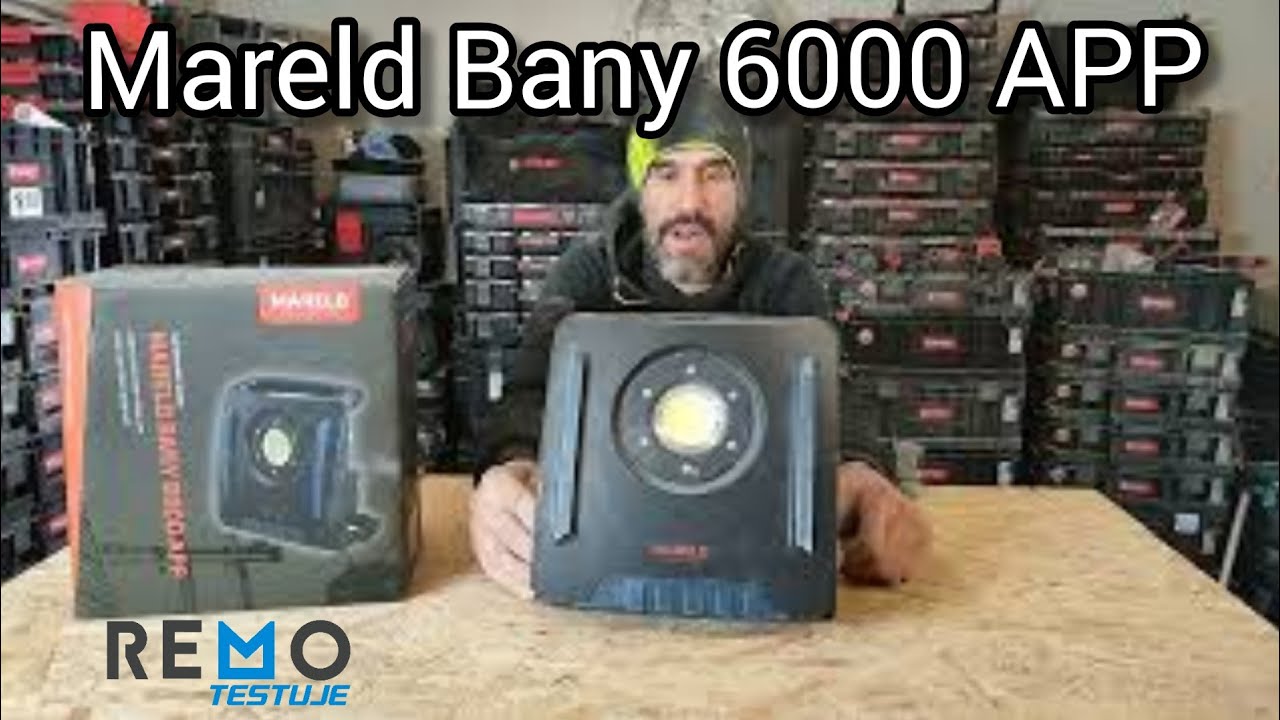 Lampa robocza Mareld Bany 6000 APP Konkurs!!! #lunapolska #mareld #konkurs #remotestuje